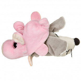 Мягкая игрушка Bondibon МИЛОТА 2в1 поросёнок-мышь LEO19-6B