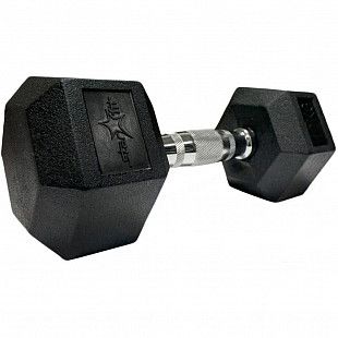 Гантель гексагональная Starfit Pro DB-301 обрезиненная 16 кг black