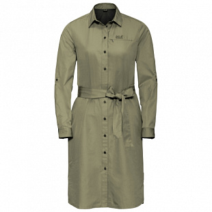 Платье женское Jack Wolfskin Lakeside Dress khaki