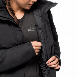 Куртка женская Jack Wolfskin Kiruna Trail Jkt W black