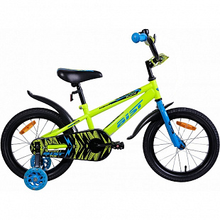 Велосипед Aist Pluto 14" (2019) Yellow/Blue