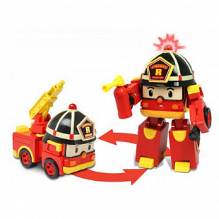 Трансформер Robocar Poli Рой (12, 5 см) свет + инструменты 83093