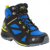 Водонепроницаемые кроссовки детские Jack Wolfskin Force Striker Texapore Mid K black / blue