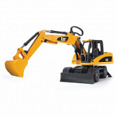 Игрушка Bruder Экскаватор колёсный CAT с отвалом 02445