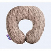 Подушка под шею Мнушки Вязаные косички H3434C1608A111WH бежевый  