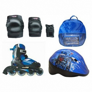 Комплект роликовых коньков Vimpex Sport PW-121A Blue