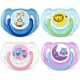 Пустышка силиконовая Philips Avent С животными 2 шт SCF197/22