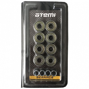 Набор подшипников Atemi ABS-17.02 ABEC-3 chrome
