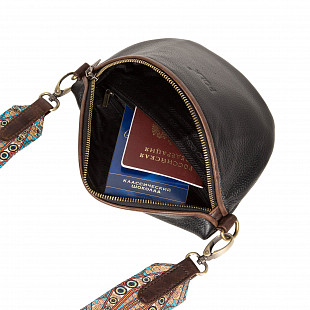 Женская сумка из кожи Pola 0500918 black
