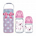 Набор Canpol babies 2 Бутылочки + Термосумка 35/69 Pink