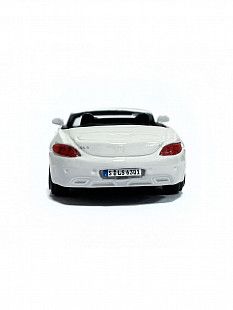 Машинка Bburago 1:43 Mercedes-Benz SLS AMG Roadster (18-30000/18-30241) white