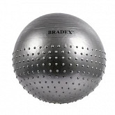 Мяч для фитнеса Bradex Полумассажный Фитбол-75 SF 0357 grey