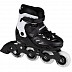 Роликовые коньки Powerslide Khaan Jr. SQD 880262 black Роликовые коньки Powerslide Khaan Jr. SQD 880262 black