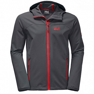 Куртка мужская Jack Wolfskin Turbulence Jkt 1303661 grey