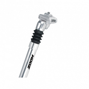 Подседельный штырь Zoom sp-71 с аморт 25,4х350мм silver ZTB98080