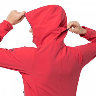 Куртка женская Jack Wolfskin Mountain Tech Softshell W tulip red