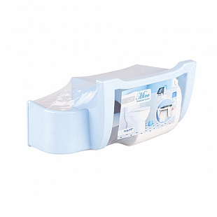 Полка для туалета Berossi Mira light blue, snow white АС25008012