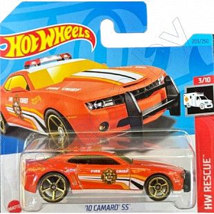 Машинка Hot Wheels Базовой коллекции 10 Camaro SS 203/250 (5785 HKJ19) mainline 2023