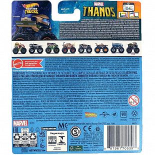 Машинка Hot Wheels Монстр Трак Thanos 22/75 (FYJ44 HHH73) коллекция 2022