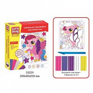 Картина из пластилин Волшебный пони 35229