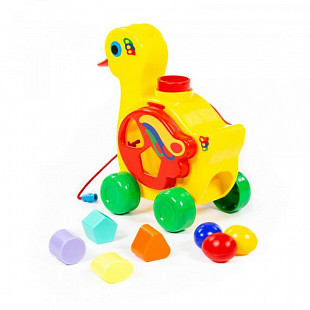 Игрушка Полесье Уточка-несушка (в сеточке) 6219