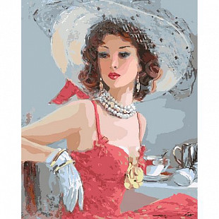 Картина по номерам Picasso Дама в шляпе PC4050398