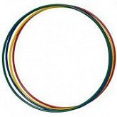 Обруч стальной гимнастический 90 см MR-OSt900Bl blue