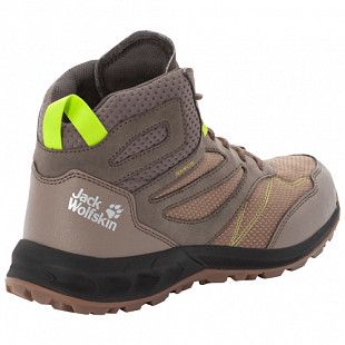 Водонепроницаемые кроссовки мужские Jack Wolfskin Woodland Texapore Mid M beige / phantom