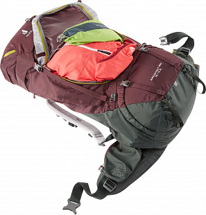 Рюкзак Deuter Aircontact Pro 65+15 SL 3330221-5209 aubergine/ivy (2021)