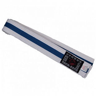 Пояс Budo-Nord white/blue