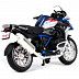 Масштабная модель мотоцикла Maisto 1:18 BMW R 1200 GS 2017 (39300) metallic grey/metallic blue