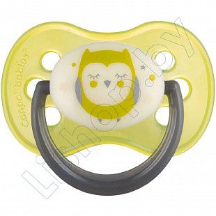 Пустышка Canpol babies Night Dreams Латексная Круглая 6-18 мес. (22/643) yellow