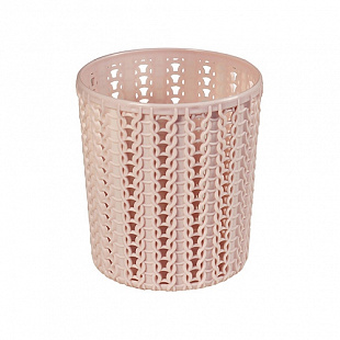 Подставка Idea Вязание круглая tea rose М2384
