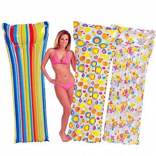 Детский надувной матрас Intex Action Print Mats 59711
