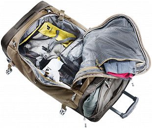 Сумка на колесах L Deuter AViANT Duffel Pro Movo 90 3501221-6605 clay/coffee (2020-21)