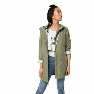 Пальто женское Jack Wolfskin Cape York Coat W khaki