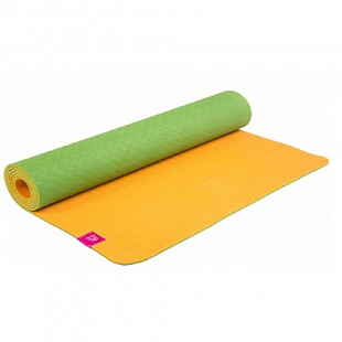 Коврик гимнастический Body Form 183x61x0,4 см BF-YM08 green/orange