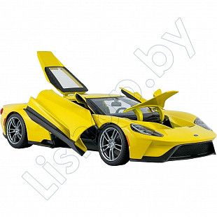 Масштабная модель автомобиля Maisto 1:18 Ford GT 2017 (31384) yellow