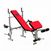 Скамья под штангу складная Atlas Sport Coden Cf-614 red