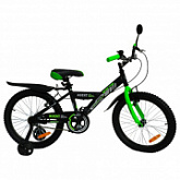 Велосипед детский Amigo Agent 18" black/green