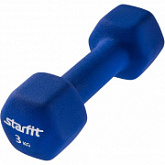Гантель неопреновая Starfit DB-201 3 кг blue