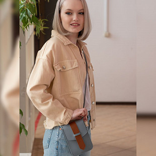 Сумка женская Ors Oro OMS-0173 grey-blue