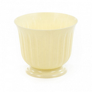 Горшок цветочный Полесье Лира с подставкой 2.1л 74850 Light Yellow