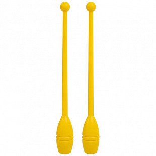 Булавы для художественной гимнастики Amely AC-01 35 см yellow