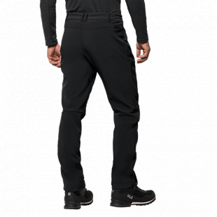 Брюки мужские Jack Wolfskin Zenon Softshell Pants Men black