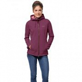 Джемпер женский Jack Wolfskin Riverland Hooded Jacket W wild berry