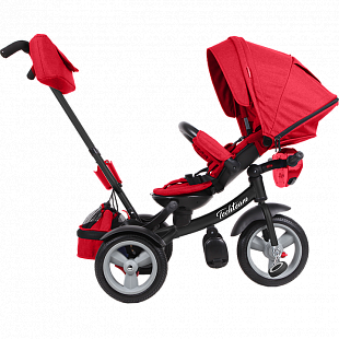 Коляска-велосипед Tech Team Luxury red