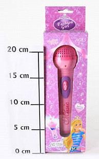 Игрушка Микрофон Fashion Girl 1058А на батарейках