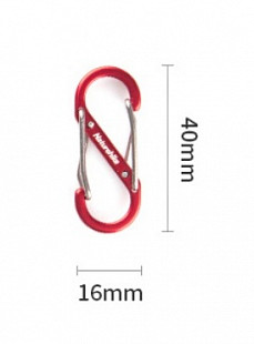 Карабин сувенирный Naturehike S Shape 4 ш S NH20GS004 red
