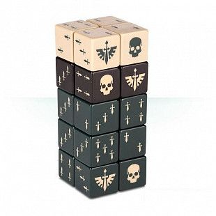 Набор кубов Games Workshop Warhammer 40000 Dark Angels Dice Set